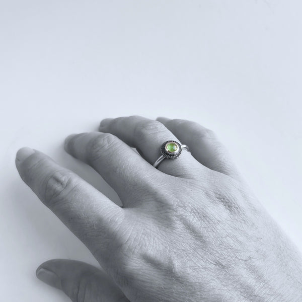 Green Tourmaline Ring