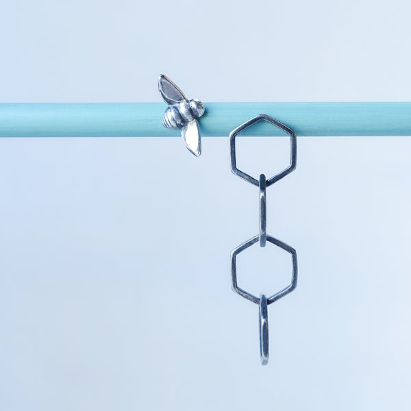 Honey Bee Mismatched Earrings