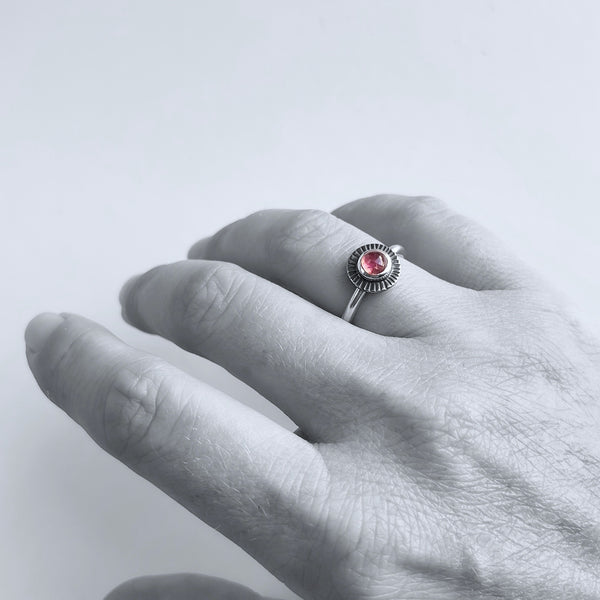 Rose Tourmaline Ring