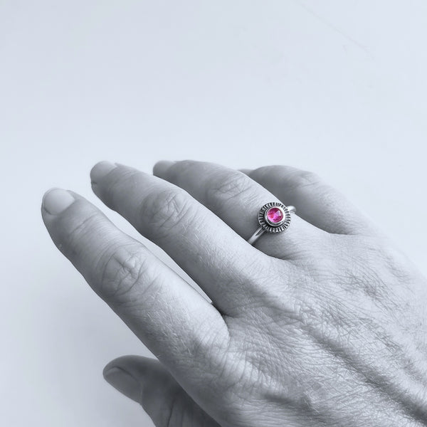 Pink Tourmaline Ring