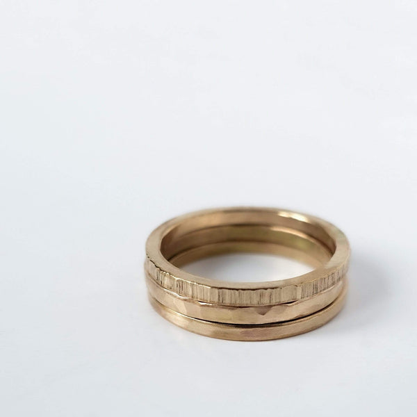 Bonnie Magpie Rings Stack’em... or don’t Gold Rings