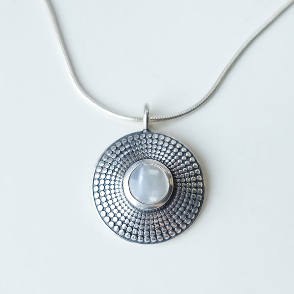 Agnes Mother of Pearl Shield Pendant