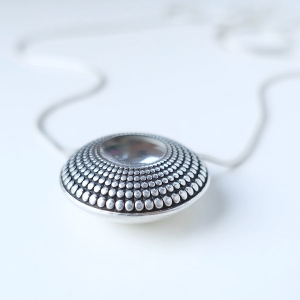 Agnes Simple Shield Pendant