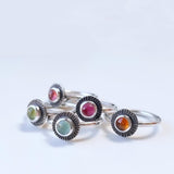 Orange Tourmaline Ring