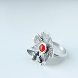 Carnelian Honey Bee Ring