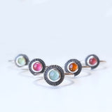 Aqua Tourmaline Ring