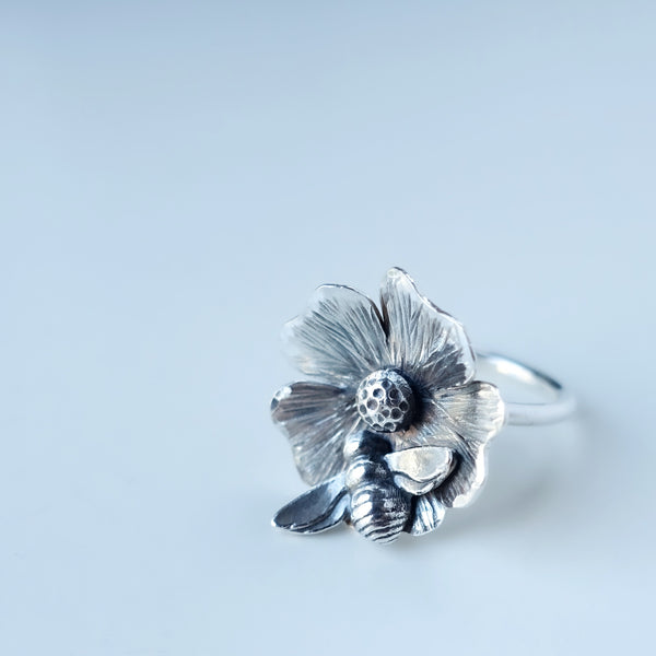 Honey Bee Silver Ring #2