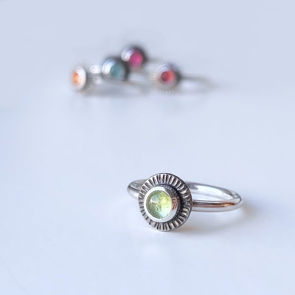 Green Tourmaline Ring
