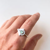 Tourmaline Arrow Ring