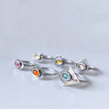 Bi-Colour Tourmaline Ring