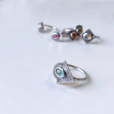 Tourmaline Arrow Ring