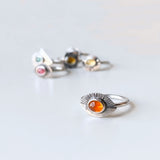 Wide Eye Tourmaline Ring