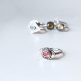 Small Eye Tourmaline Ring