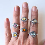 Shield Tourmaline Ring