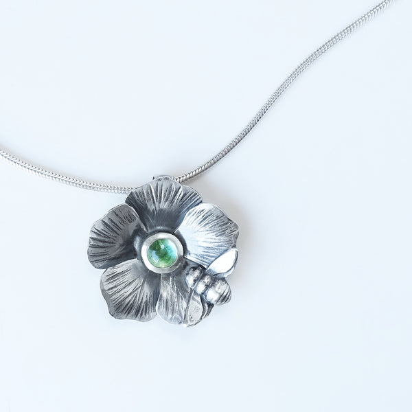 Tourmaline Bee Pendant