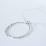 Hammered Ring Pendant