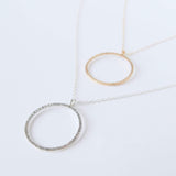 Hammered Ring Pendant