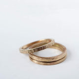 Bonnie Magpie Rings Stack’em... or don’t Gold Rings