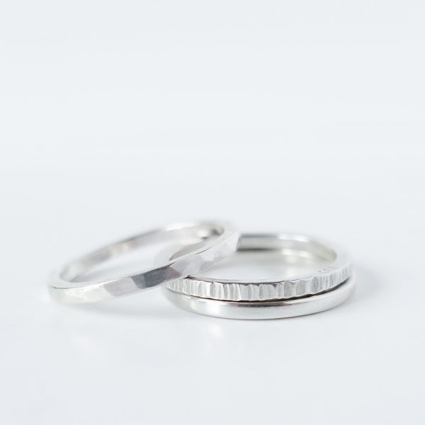 Stack’em... or don’t Polished Rings